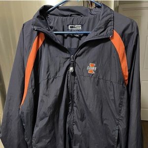 Crable Sportswear Mens Large University of Illinois Blue Jacket